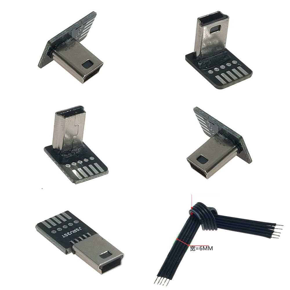 DIY 3PCS mini USB2.0 Male Plug - Transmission Jack Adapter บทวิจารณ์และราคา