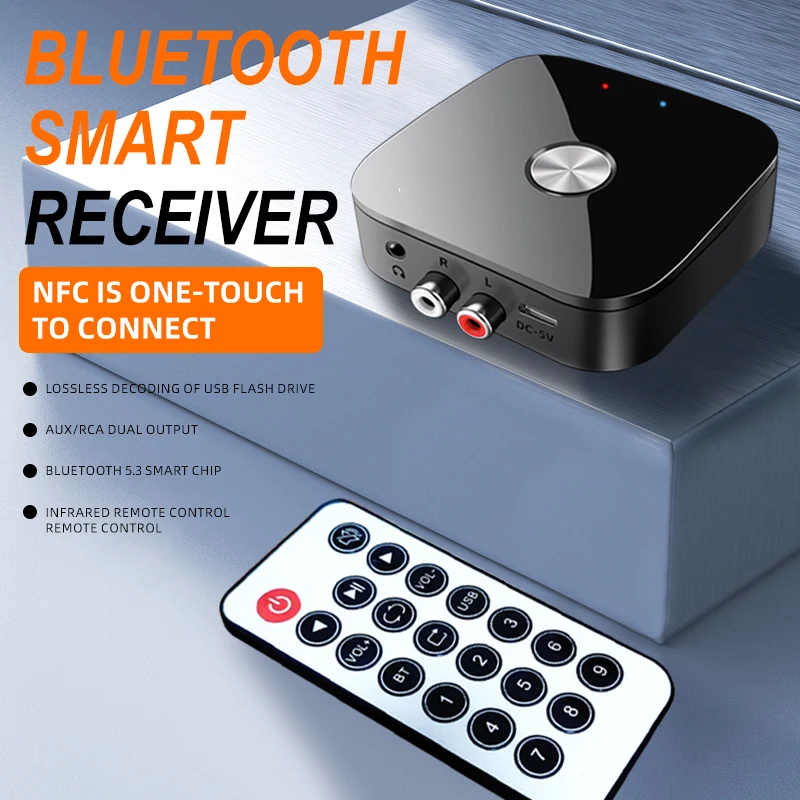 NFC Bluetooth-compatible 5.3 A - Transmission Jack Adapter บทวิจารณ์และราคา