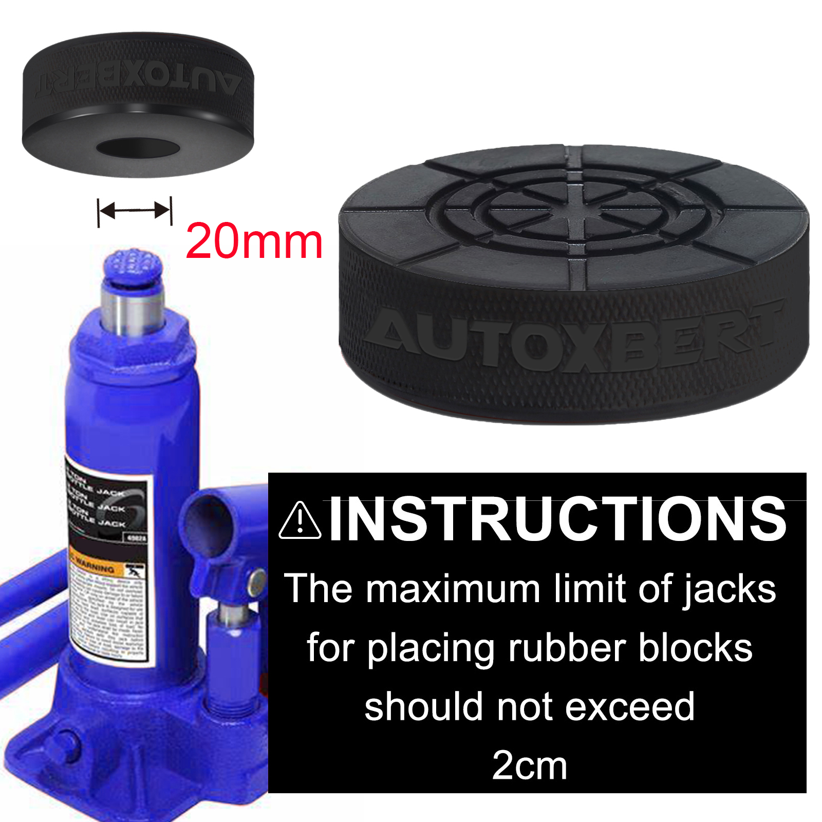 Rubber Bottle Jack Pad Support - Transmission Jack Adapter บทวิจารณ์และราคา