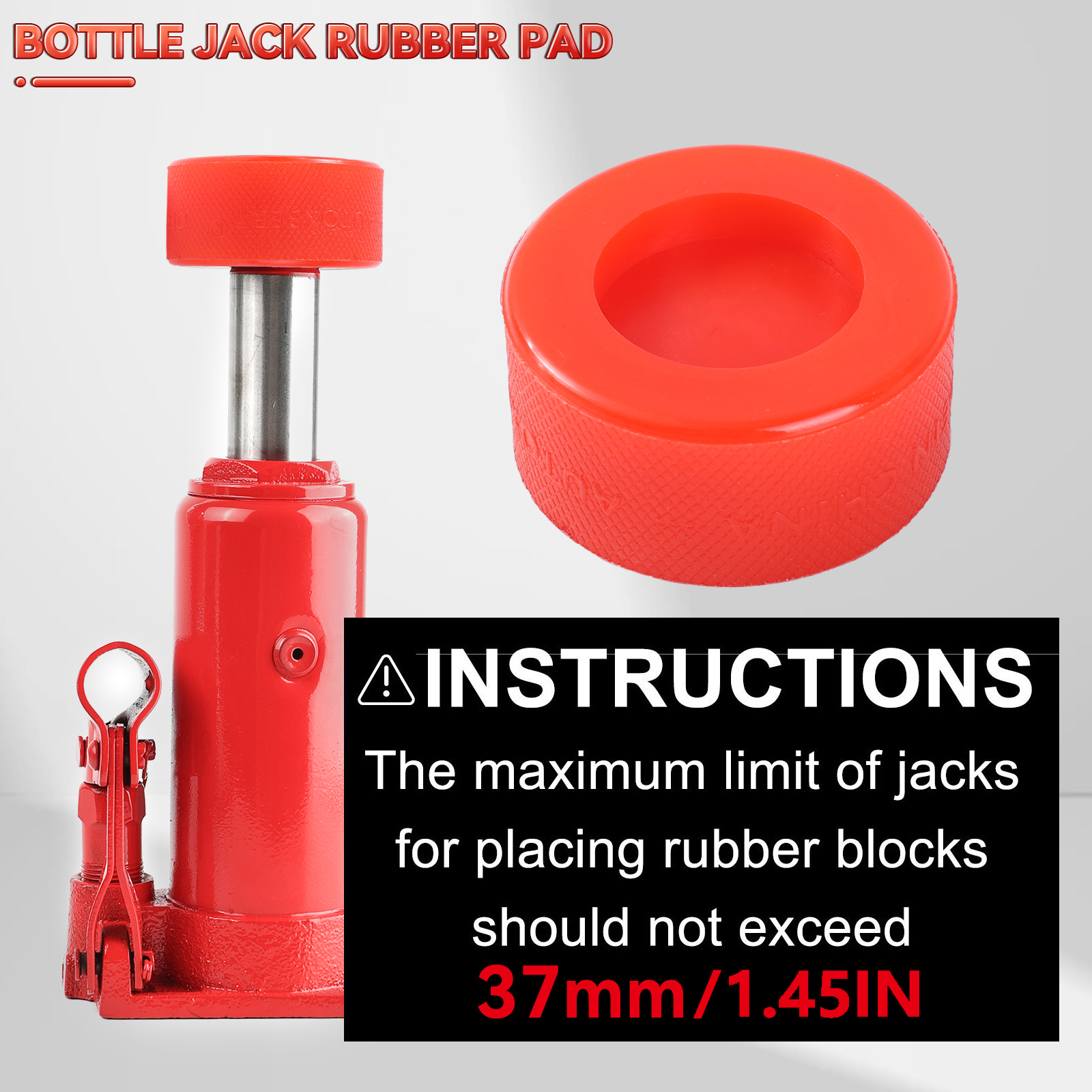 Polyethylene Bottle Jack Pad P - Transmission Jack Adapter บทวิจารณ์และราคา