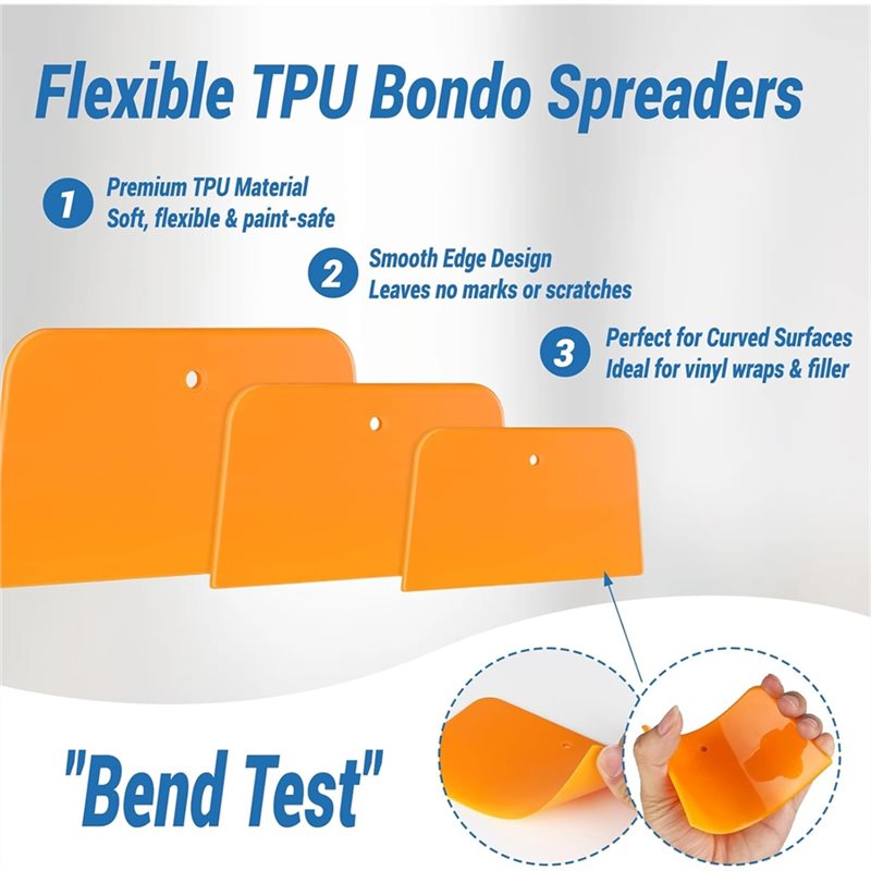 ABGR-Auto Body Tools Set 11PCS - Auto Body Filler บทวิจารณ์และราคา