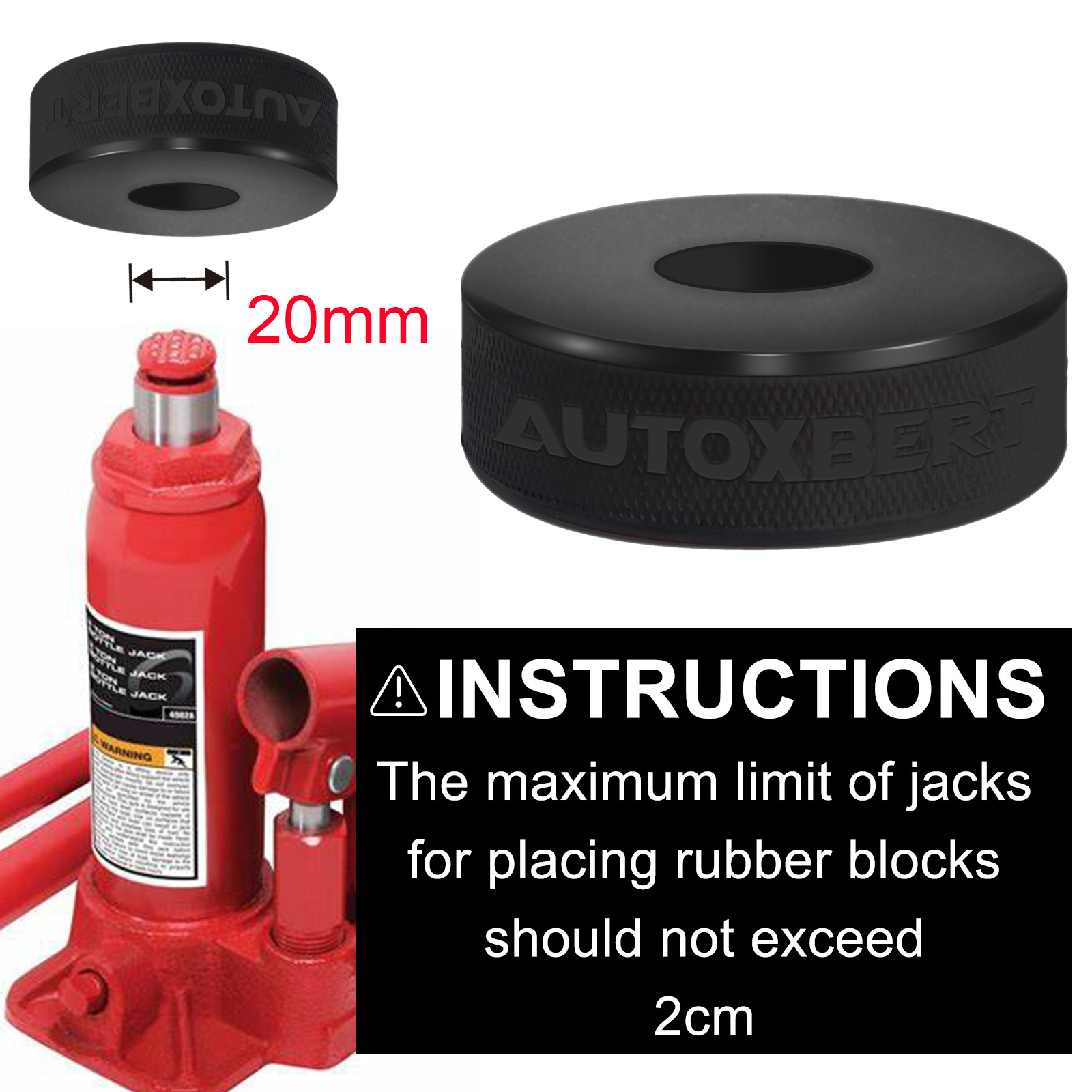 Rubber Bottle Jack Pad Protect - Transmission Jack Adapter บทวิจารณ์และราคา